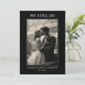 We Still Do 50th Wedding Anniversary Celebration Kaart (Staand voorkant)