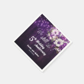 We Still Do 5th Wedding Anniversary String Lights Servet (Hoek)