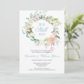 We Still Do 60th Anniversary Vow Renewal Bloemen Kaart (Staand voorkant)