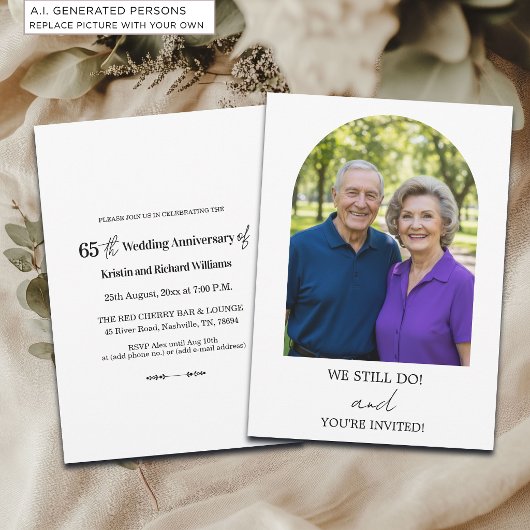 We Still Do 65e trouwjubileum foto Kaart