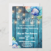 We Still Do 70th Wedding Anniversary String Lights Kaart (Voorkant)