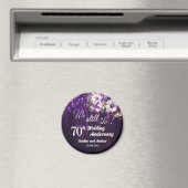 We Still Do 70th Wedding Anniversary String Lights Magneet (Insitu (Vaatwasser))