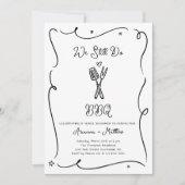 We Still Do BBQ Anniversary Party Invitation Kaart (Voorkant)