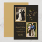We Still Do Charcoal Gold 50th Anniversary Kaart (Voorkant / Achterkant)