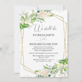 We Still Do Elegant Greenery Vow Renewal Kaart (Voorkant)