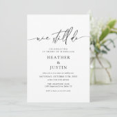 We Still Do Foto Huwelijksbelofte Vernieuwing Uitn Save The Date (Staand voorkant)