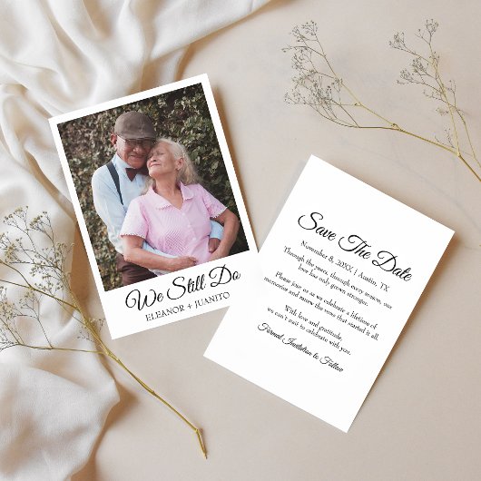 We Still Do Hernieuwing van de Gelofte Eenvoudig M Save The Date