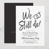 We Still Do Jubileum | Script voor het hernieuwen Kaart (Voorkant / Achterkant)