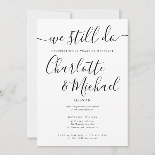 We Still Do Script Geloftenvernieuwingsjubileum Fo Kaart (Voorkant)