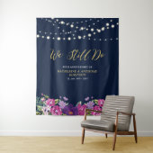 We Still Do | Slingerlichten Huwelijksjubileum Wandkleed (In situ)