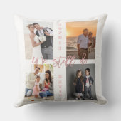 We Still Do Vernieuwen de Geloften Foto Collage Kussen (Achterkant)