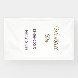 We still doen roze bruin naam datum jaar boho retr spandoek