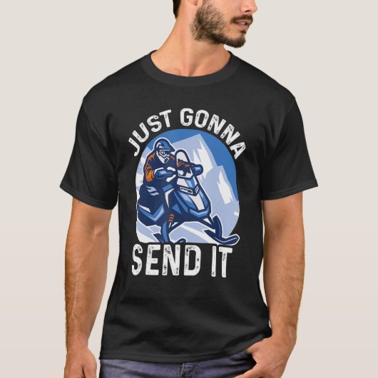 We sturen het Snowmobiing Snowmbiling T-shirt (Voorkant)