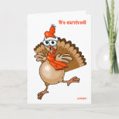 We survived! Happy New Year Feestdagen Kaart (Voorkant)