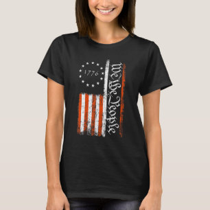 We the People 1776 USA vlag 4 juli Patriottisch T-shirt