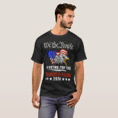 We the People 2024 Ik stem op de veroordeelde T-shirt (Voorkant volledig)