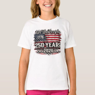 We the People 250‑jaar jubileumontwerp T-shirt