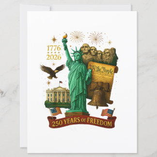 We The People 250 Years of Freedom 1776-2026 250th