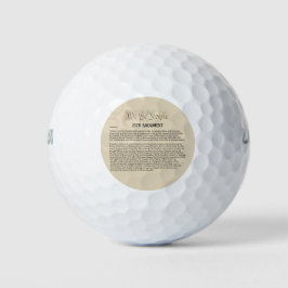 We the People 25e amendement grondwet verzet Golfballen