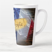 We The People Amerikaanse Vlag Latte Mok (Rechts)