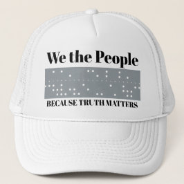 We the People Because Truth Matters ITA2 Code Trucker Pet