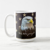 We The People Bill of Rights Flag Bald Eagle  Koffiemok (Links)
