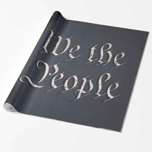 We the People Cadeaupapier (Uitgerold)