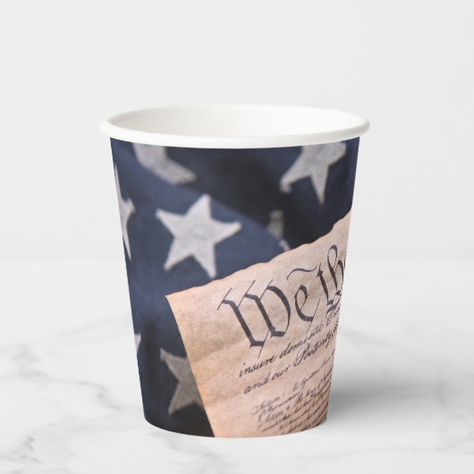 We the People Constitution Papieren Bekers (Voorkant)