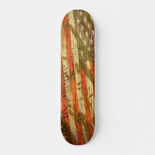 We The People constitution schaats dek Persoonlijk Skateboard (Voorkant)