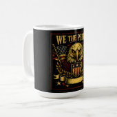 We The People – Constitutional American Pride Koffiemok (Voorkant links)