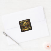 We The People – Constitutionele Amerikaanse Trots Vierkante Sticker (Envelop)