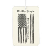 We The People Distressed Flag Luchtverfrisser (Voorkant)