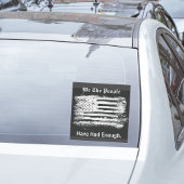 We The People Distressed Flag Sticker