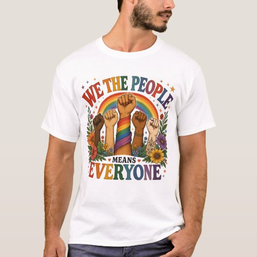 We The People LGBTQ T-shirt (Voorkant)
