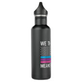 We The People Means Everyone Rainbow Gay Pride Waterfles (Links)