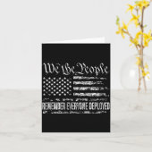 We the People Remember Everyone Deployed RED Kaart (Gele Bloem)