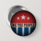 We the People Retro Ronde Button 7,6 Cm (Voorkant /achterkant)