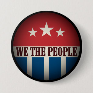We the People Retro Ronde Button 7,6 Cm