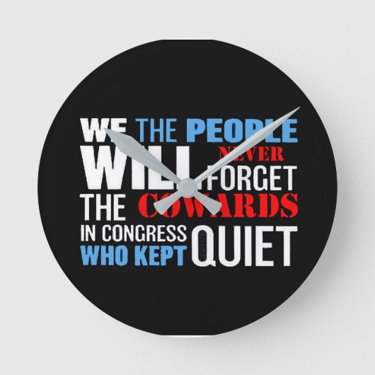 we the people... ronde klok (Voorkant)