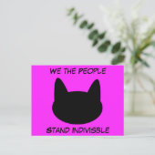 We the People Stand United Postcards Briefkaart (Staand voorkant)