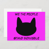 We the People Stand United Postcards Briefkaart (Voorkant / Achterkant)