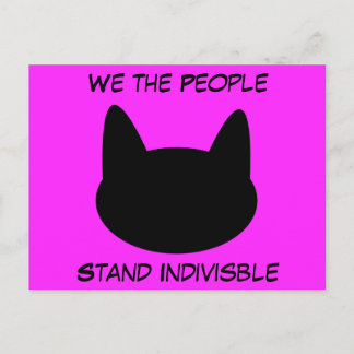 We the People Stand United Postcards Briefkaart