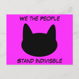 We the People Stand United Postcards Briefkaart