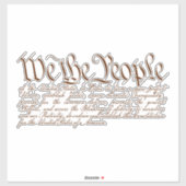 We the People Sticker (Vel)
