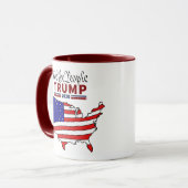 "We The People" Trump 2020 Coffee Mok (Voorkant links)