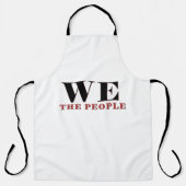 We The People Typografie Schort | Patriottisch (Voorkant)