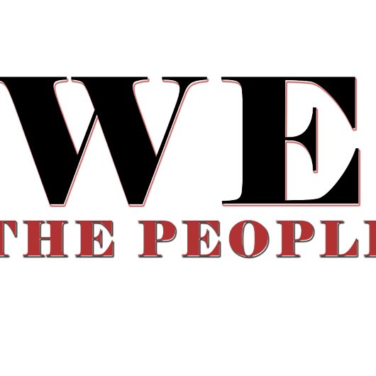 We The People Typografie Schort | Patriottisch
