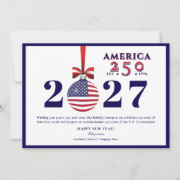 "We the People" US Constitution America 250 - 2027 Feestdagenkaart