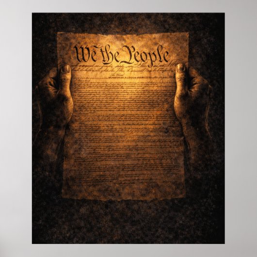 We the People US Grondwet Poster (Voorkant)