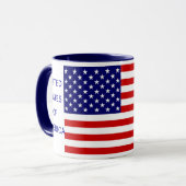 We The People USA Flag Coffee Mok van Janz (Voorkant links)